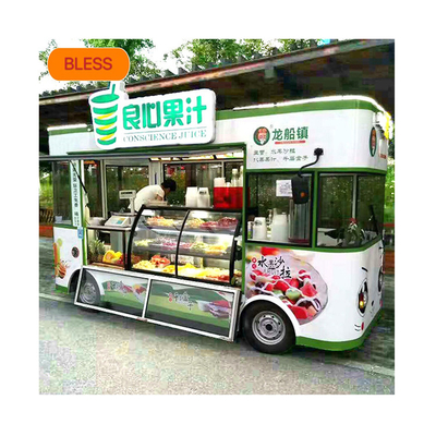 Fast food multifunzionale Pizza Tacos Forno Food Truck mobile con materie prime di latte