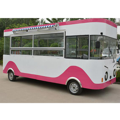 Specificativi della varietà Camion di fast food mobile con materie prime di latte nero personalizzate