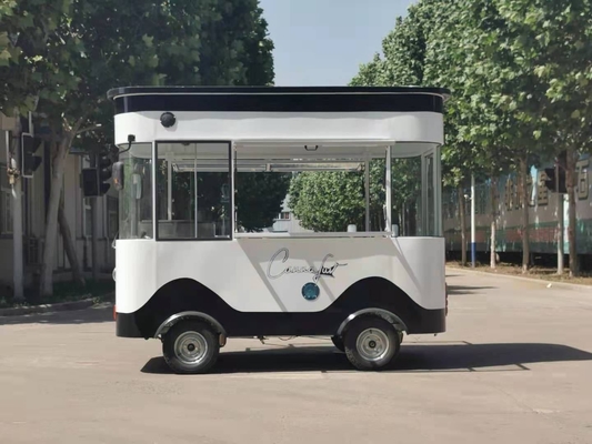Specificativi della varietà Camion di fast food mobile con materie prime di latte nero personalizzate