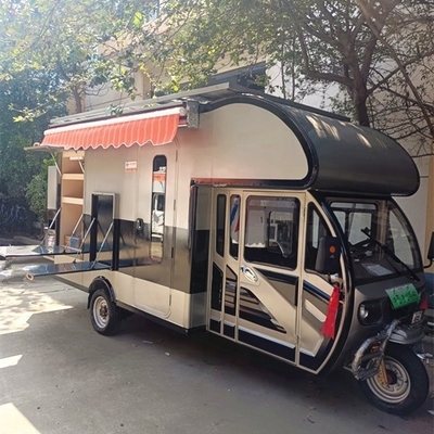 Furgone alimentare mobile in acciaio inossidabile multifunzionale personalizzabile per fare pizza in movimento