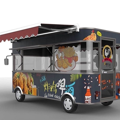 2020 USA Standard Mobile Hotdog Food Trucks con capacità di 1000 kg e servizio 24 ore su 24.