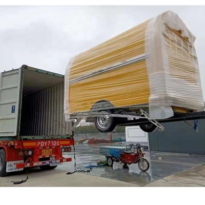 Velocità di 65 km/h per auto rimorchio camper furgone attrezzature vending trailer design user-friendly