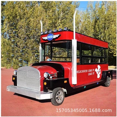Piastra in metallo scolpito e acciaio inossidabile Italian Ice Mobile Food Cart