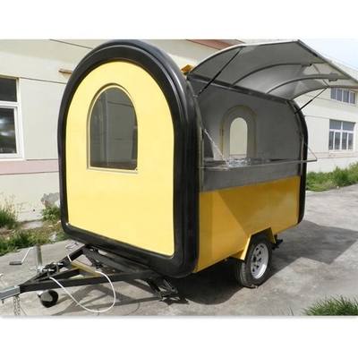 1000KG Mobile Coffee Shop Ice Cream Van Food Cart BBQ Foodtruck Concessione Trailer Cucina Food Truck Vendita California Facile