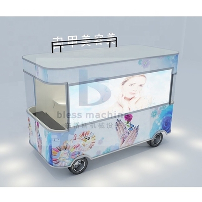 Customized 2022 6M Chinese Electric Food Truck Business con attrezzature in acciaio inossidabile