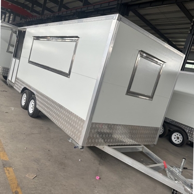 Impianto di produzione Professionale in acciaio inossidabile Food Trailer con disegno personalizzato