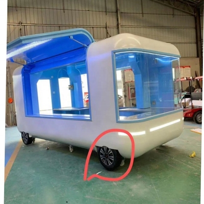 Impianto di produzione Professionale in acciaio inossidabile Food Trailer con disegno personalizzato