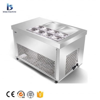 Aspetto elegante Rollo di gelato a Yogurt fritto elettrico con funzione automatica