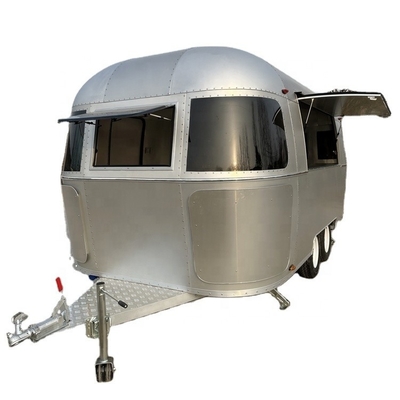 Sistema elettrico fornito Catering Trailer Food Van in acciaio inossidabile per i negozi di abbigliamento