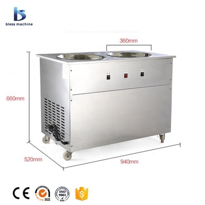 Thailandia Cartino alimentare mobile con macchina per lo yogurt surgelato e funzione di scongelamento automatico