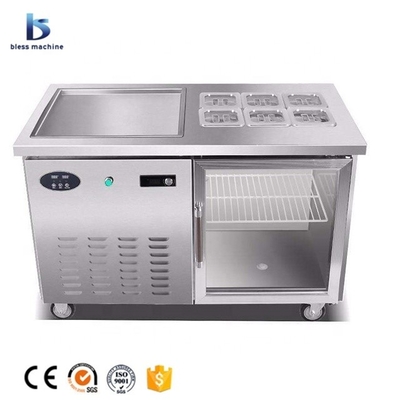 Thailandia Cartino alimentare mobile con macchina per lo yogurt surgelato e funzione di scongelamento automatico