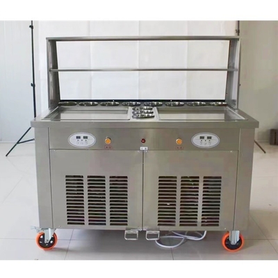 Doppio compressore Mini frigorifero per gelato di frutta fatta in casa