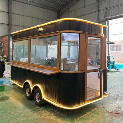 2023 Camion elettrico mobile alimentare con carrozzeria in foglio galvanizzato verniciato e fornitura diretta