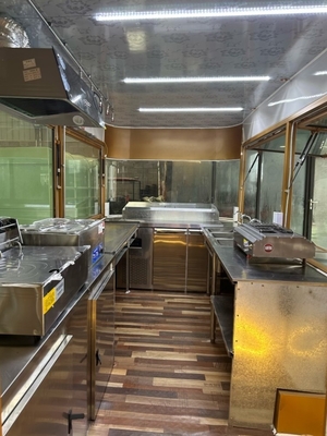 2023 Camion elettrico mobile alimentare con carrozzeria in foglio galvanizzato verniciato e fornitura diretta