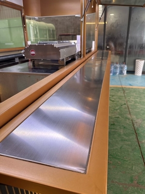 2023 Camion elettrico mobile alimentare con carrozzeria in foglio galvanizzato verniciato e fornitura diretta