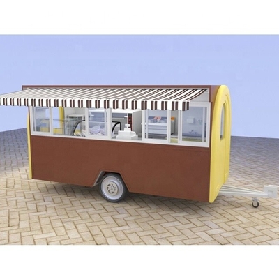 Comodo Snack Food Semi-Retrailer 4 Ruote Food Truck per le vostre esigenze di business alimentare