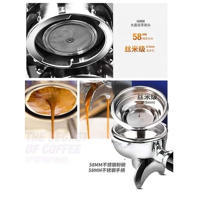 Macchina da caffè in acciaio inossidabile a prestazioni elevate con basso investimento e 3000w di potenza