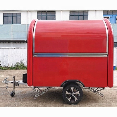 Mobile Food Trailer Dotato di L420cm*W180cm*H230cm Climatizzatore 10% Sconto
