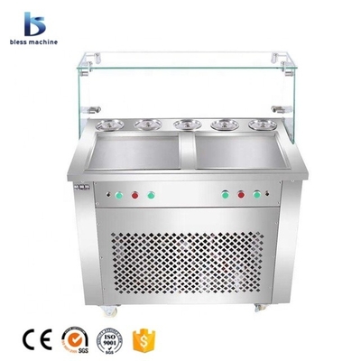 Thailandia Cartino alimentare mobile con macchina per lo yogurt surgelato e funzione di scongelamento automatico