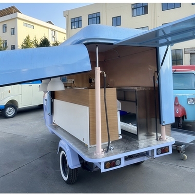 Attrezzature personalizzate Modern Food Crepes Trailer per la migliore vendita 35km-75km/h velocità