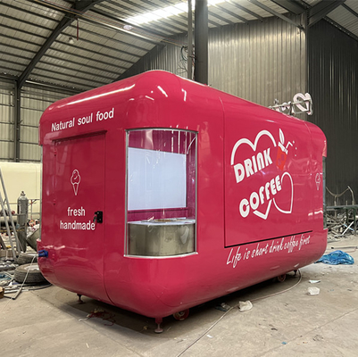35km-75km/h Velocità CE certificato Airstream Food Trailer personalizzato per impianto di condimenti
