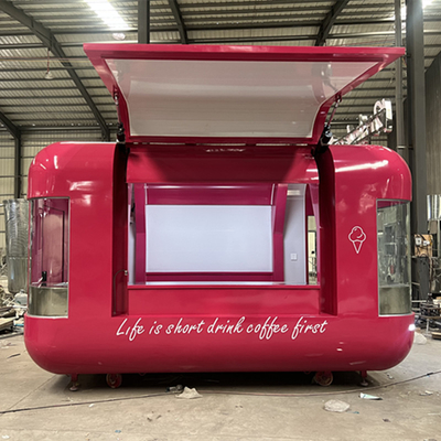 35km-75km/h Velocità CE certificato Airstream Food Trailer personalizzato per impianto di condimenti