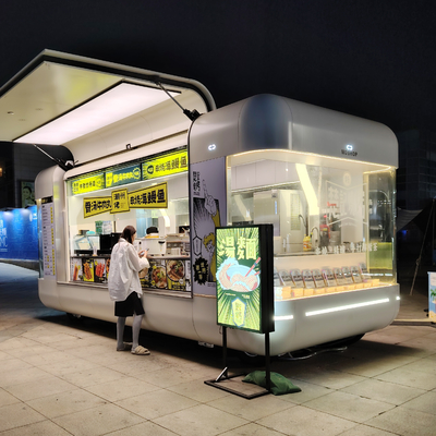 Tipo 2024 Vendita stradale di rimorchio alimentare mobile con tensione di cucina completa 110v/220v