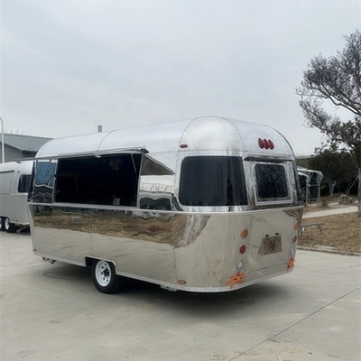 110v/220v Cucina mobile Airstream personalizzata completamente attrezzata per Hot Dog Fast Food Trailers
