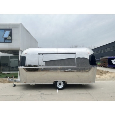 110v/220v Cucina mobile Airstream personalizzata completamente attrezzata per Hot Dog Fast Food Trailers