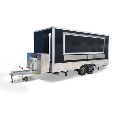 Fast Food Cart con attrezzature personalizzate 2021 Mobile Snack Cart Trade Trailer
