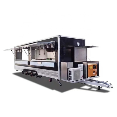 Fast Food Cart con attrezzature personalizzate 2021 Mobile Snack Cart Trade Trailer