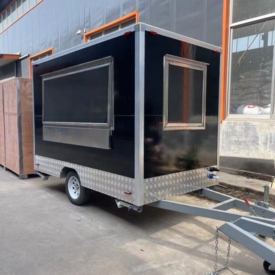 Fast Food Cart con attrezzature personalizzate 2021 Mobile Snack Cart Trade Trailer