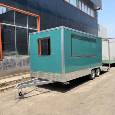 Cucina all'aperto Fast food trailer con attrezzature per cucinare Camion alimentari mobili