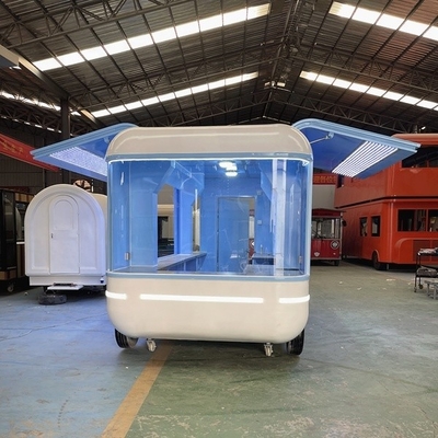 Approvato Camionetto alimentare elettrico Cucina mobile di strada di moda Corsetto alimentare personalizzato