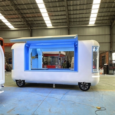 1000KG Mobile Snack Food Truck Gas Fast Food Cart Trailer Cucina nello stabilimento di produzione