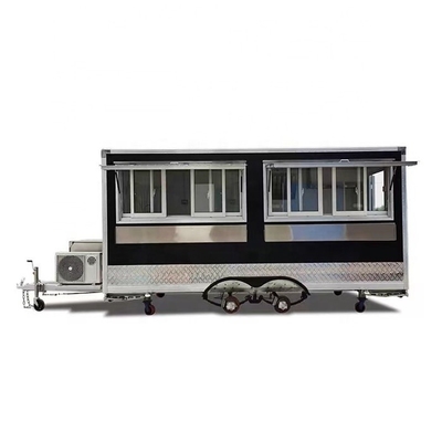 Produrre cibo per carrello di pizza mobile