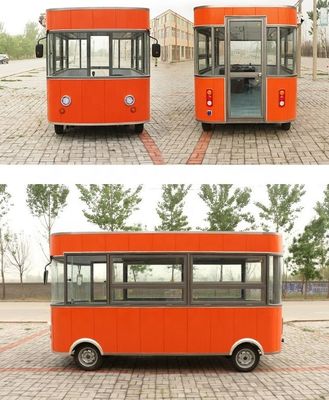 Progettazione mobile carrello alimentare elettrico per snack commerciale completamente automatico e a risparmio di lavoro