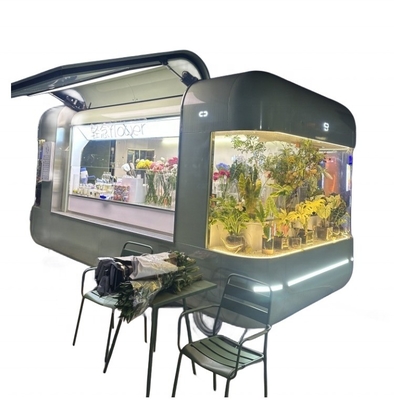 Mobile Airstream Ice Cream Coffee Food Trailer personalizzato per camion di fast food all'aperto