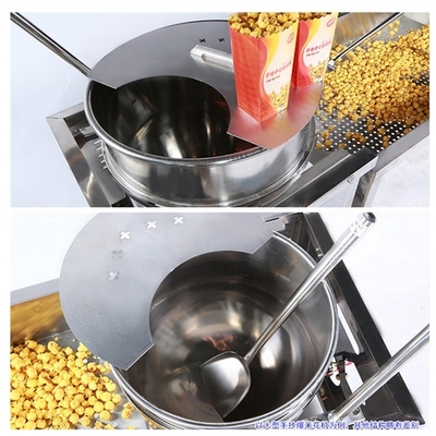 Macchina per popcorn a gas o elettrica di 530 mm di diametro