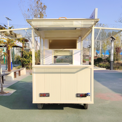 Triciclo elettrico multifunzionale da 3,0 kW per vendite mobili di fast food bevande e snack