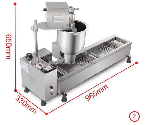 Macchina per Donut Glazer Completamente automatica Risparmio di manodopera Buona reputazione 8cm Dimensione donut