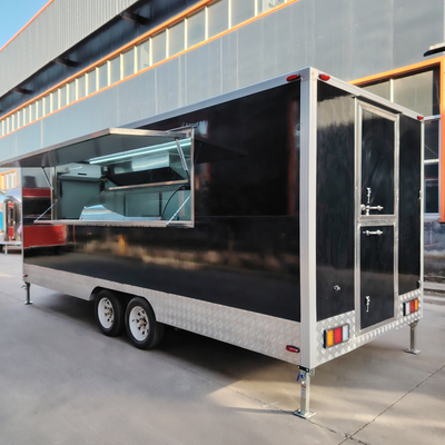 500*180*250cm Multifunzionale Mobile Quadrato Stile rimorchio per snack e gelato