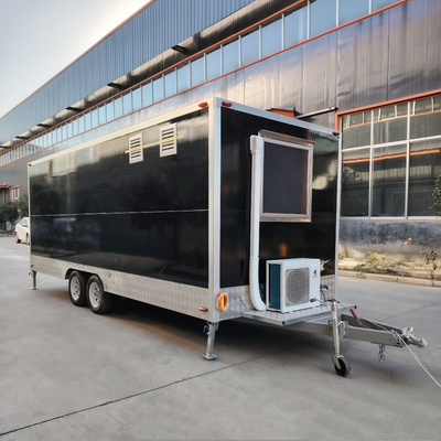 500*180*250cm Multifunzionale Mobile Quadrato Stile rimorchio per snack e gelato