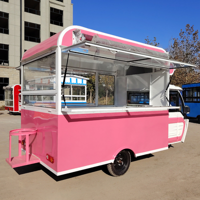 Multipurpose Mobile Electric Fast Food Snack Tricycle per l'olio da cucina a 40 km/h
