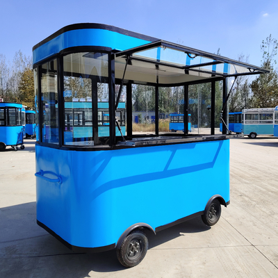 Outlet Mobile Fast Food Cart per snack bevande gelato caffè latte tè e succo di frutta