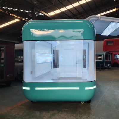 Camionetti mobili elettrici multifunzionali con carrello da negozio di prodotti alimentari e snack