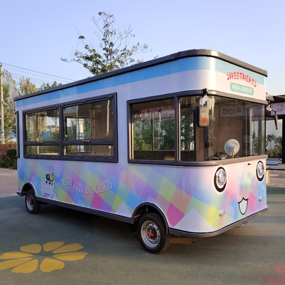 Opere di costruzione carrello elettrico mobile multifunzionale per cibo e snack