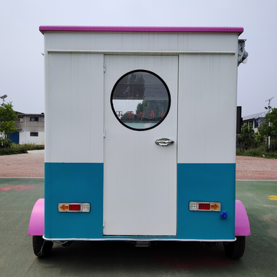 Camion alimentare elettrico mobile a lunghezza personalizzata per bevande fredde e snack
