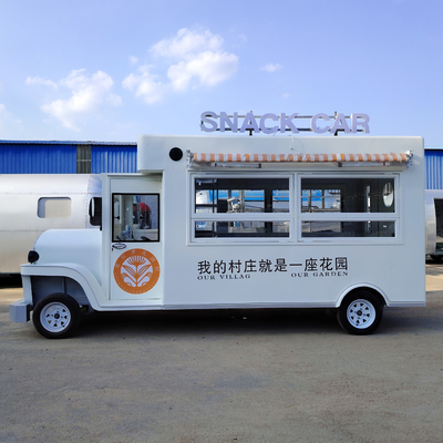 Mobile Electric Fast Food Snack Catering Gelato Caffè Truck Trailer Boutique 1500kg