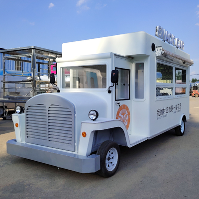 Mobile Electric Fast Food Snack Catering Gelato Caffè Truck Trailer Boutique 1500kg